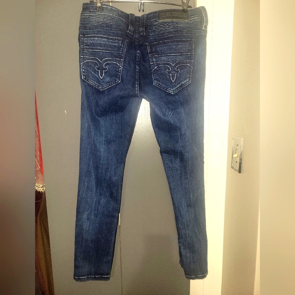 Rock Revival Moto Macyn Skinny Jeans